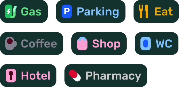 ios map app search categories